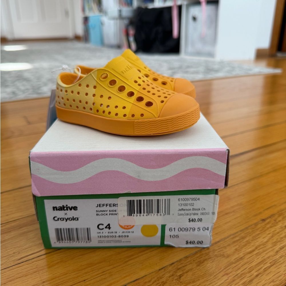 Crayola Kids Sandals - Sunny side up Yellow size C4